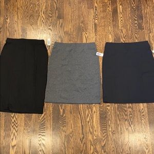 Old Navy Pencil Skirts - 3 Pair Set